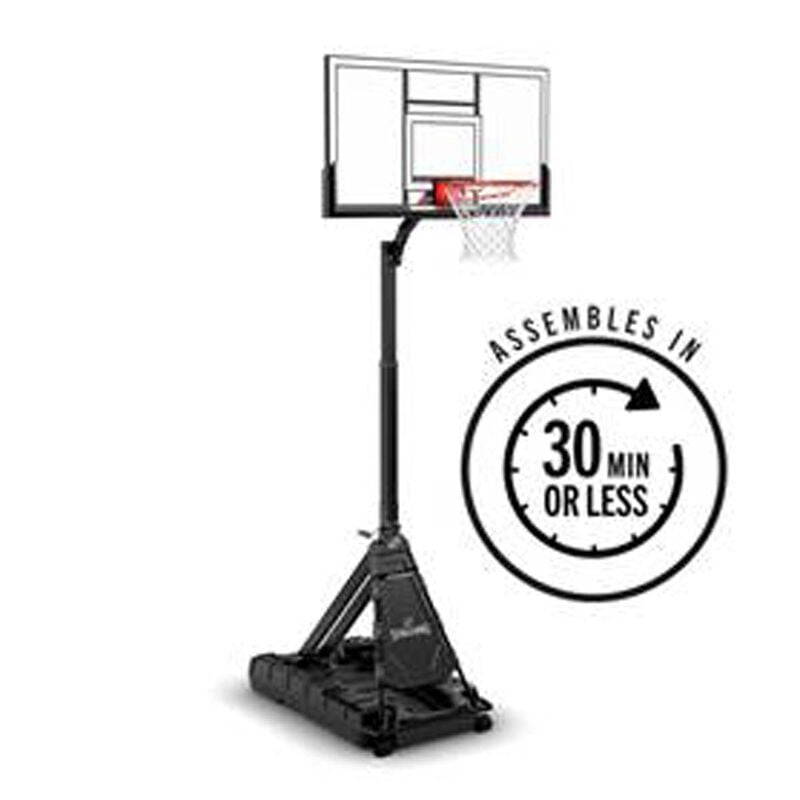 Spalding 54" Momentous EZ Assembly- 30 minutes or less Portable System image number 1