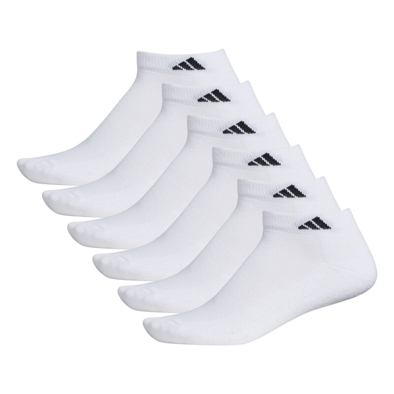 adidas Men's Athletic Cushioned 6-Pack Low Cut Socks image number 5