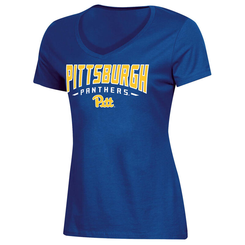 Knights Apparel Women's Short Sleeve Pittsburgh Classic Arch Tee image number 0