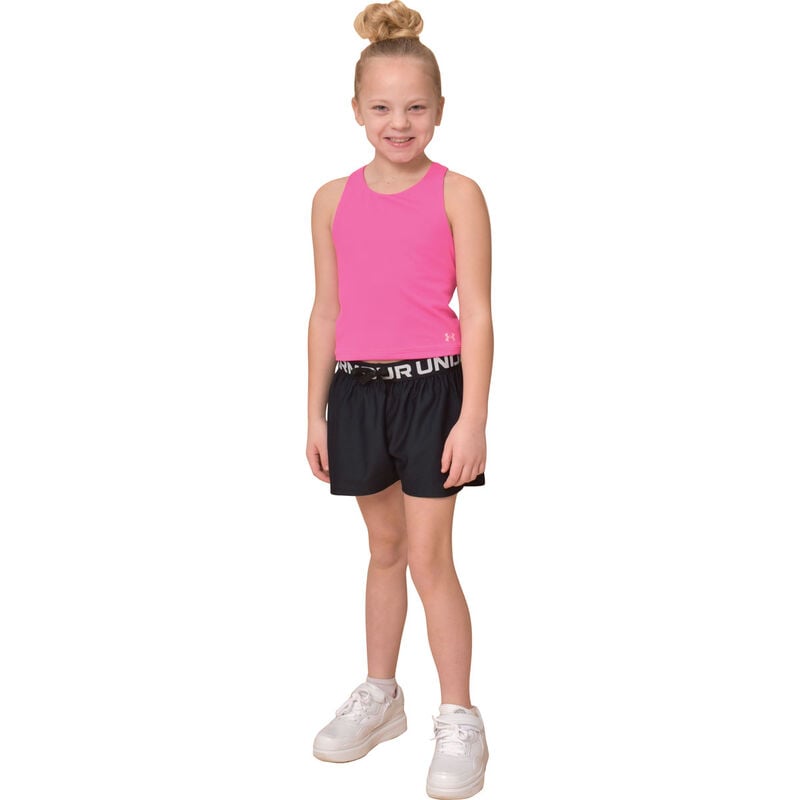 Under Armour Girls' Motion Crop Tank image number 2