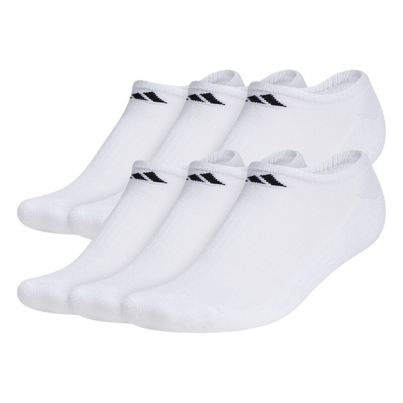 adidas Men's Athletic Cushioned 6-Pack No Show Socks image number 0
