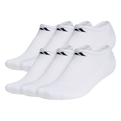 adidas Men's Athletic Cushioned 6-Pack No Show Socks