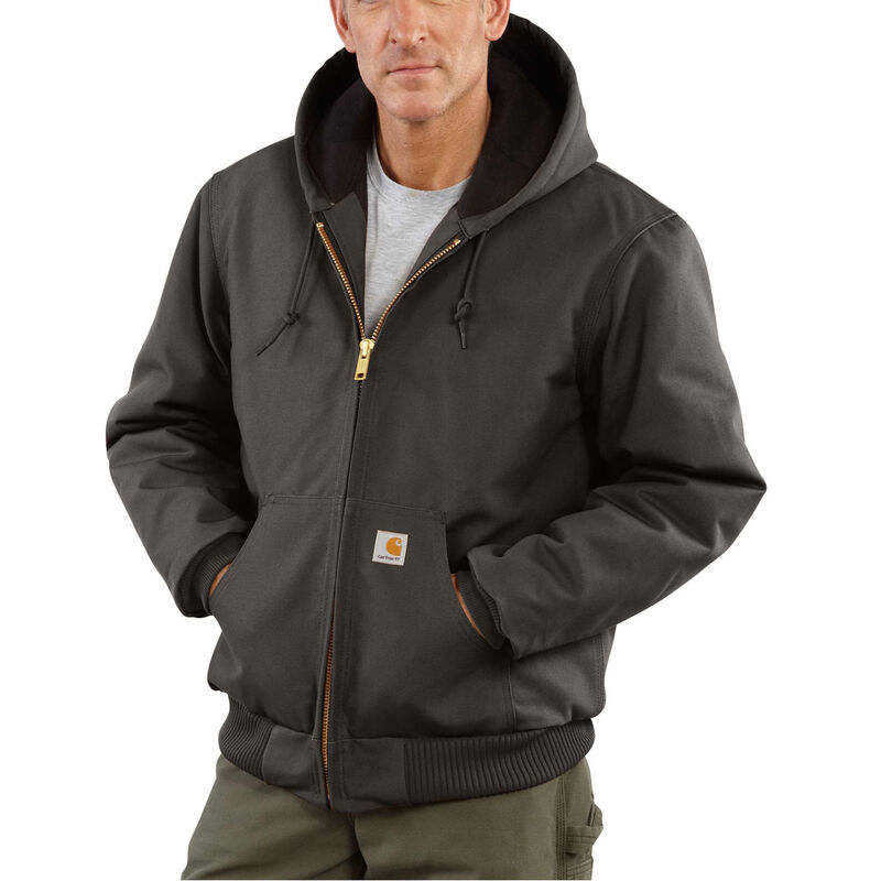 Carhartt Loose Fit Firm Duck Insulated Flannel-Lined Active Jac image number 0