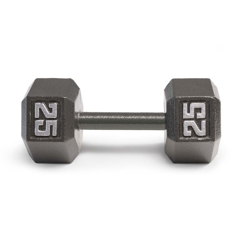 Marcy 25lb ECO Iron Hex Dumbbell image number 1