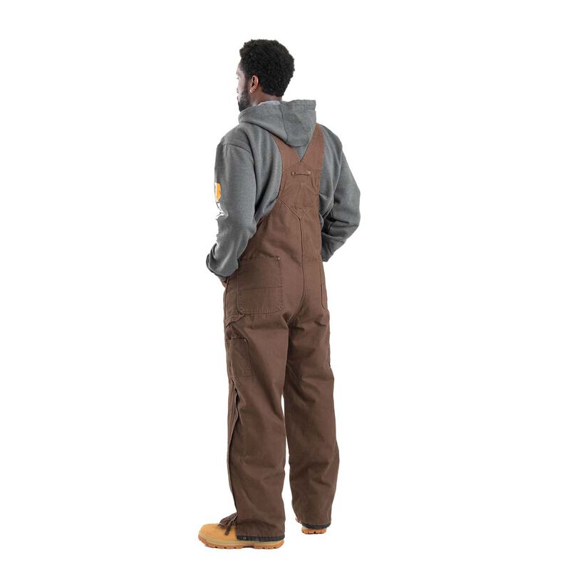 Berne Men's Heartland Insulated Washed Duck Bib Overall-Big image number 3