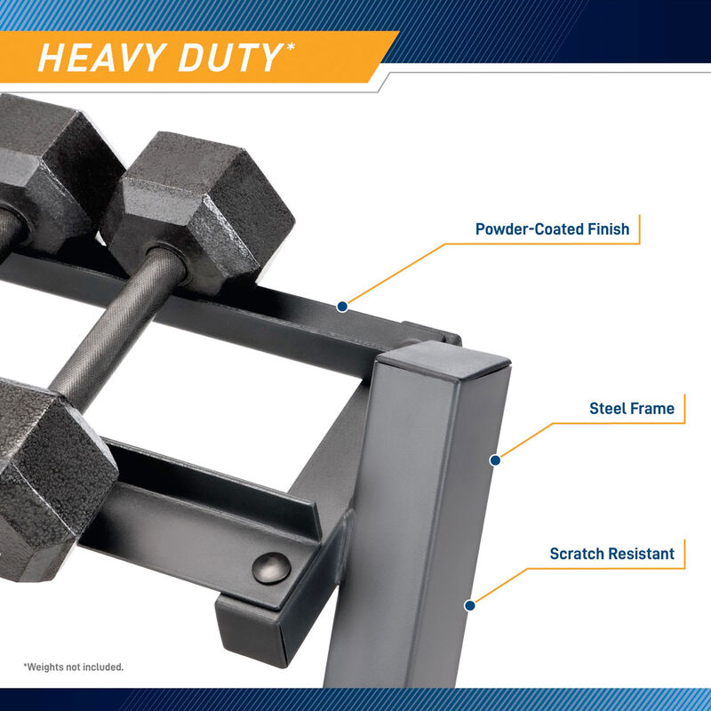 Marcy 3-Tier Dumbbell Weight Rack image number 4