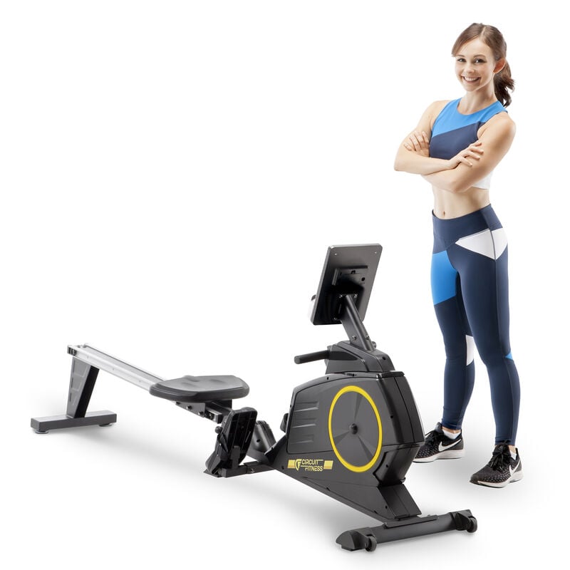 Circuit Fitness Deluxe Foldable Magnetic Rowing Machine image number 0