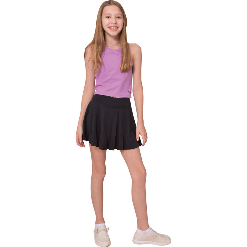 Under Armour Girls' Motion Crop Tank image number 2