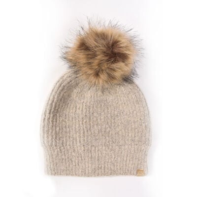 David & Young Women's Ribbed Beanie