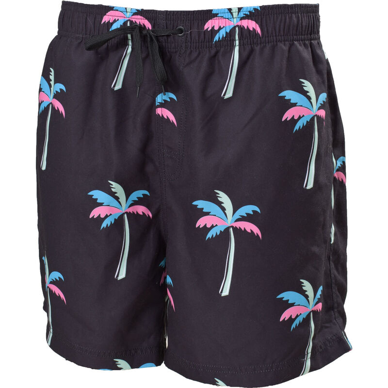 Canyon Creek Men's Neon Palm Tree Print Volley Shorts image number 0