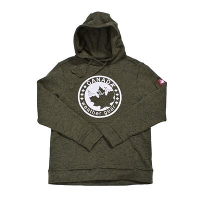 Canada Weather Gear Men's Fleece Logo Hoodie