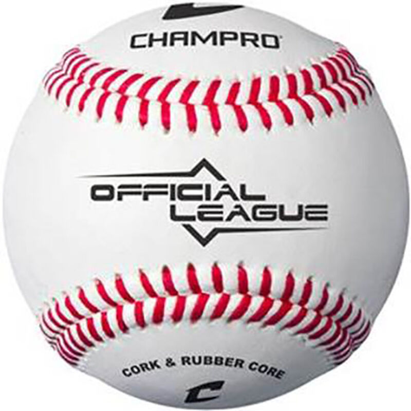 Champro 12U 3 Pack Official League Baseballs image number 0