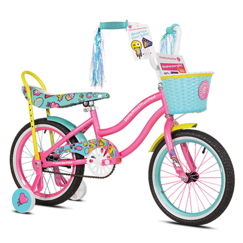 Little Miss Mat Girls' 16" Little Mispatched Bicycle image number 0