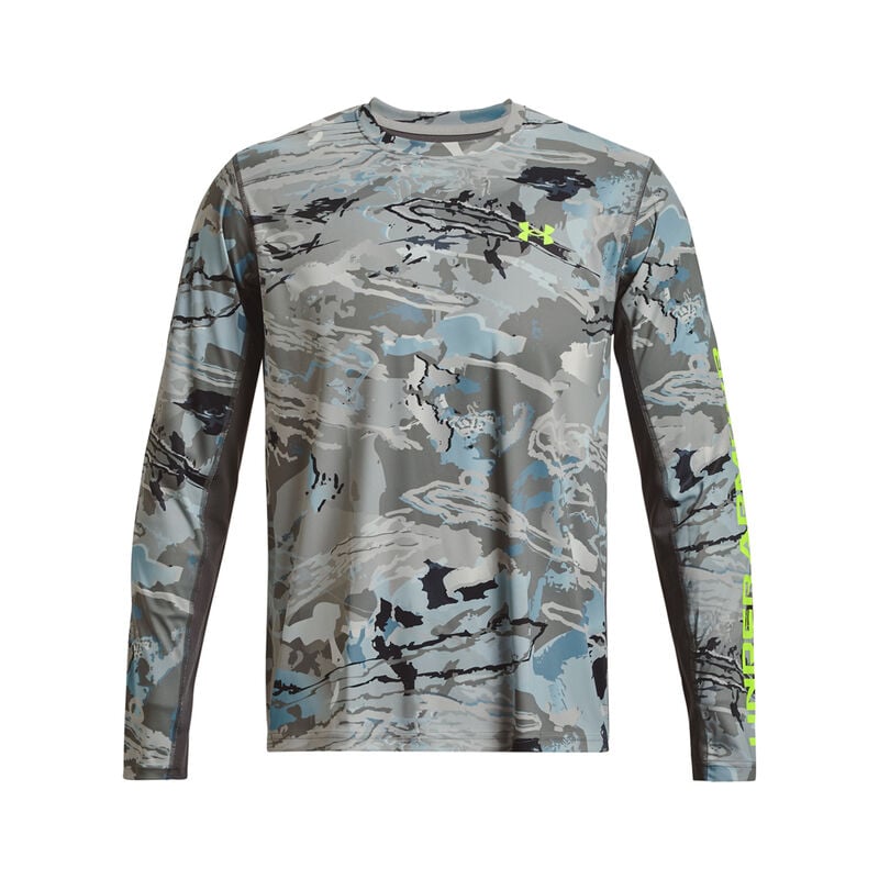 Under Armour Men's Iso-Chill Camo Crew Long Sleeve Tee image number 4