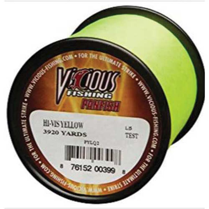 Vicious Fishing Panfish Line- Clear 1/4LB Spool image number 1