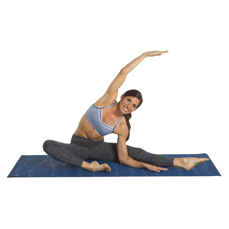 Go Fit Pattern Yoga Mat W/ Yoga Pose Wall Chart image number 4