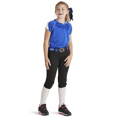 Intensity Girls' Pepper T-Ball Pants with Belt Loops
