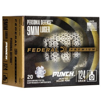 Federal Personal Defense Punch 9mm Luger
