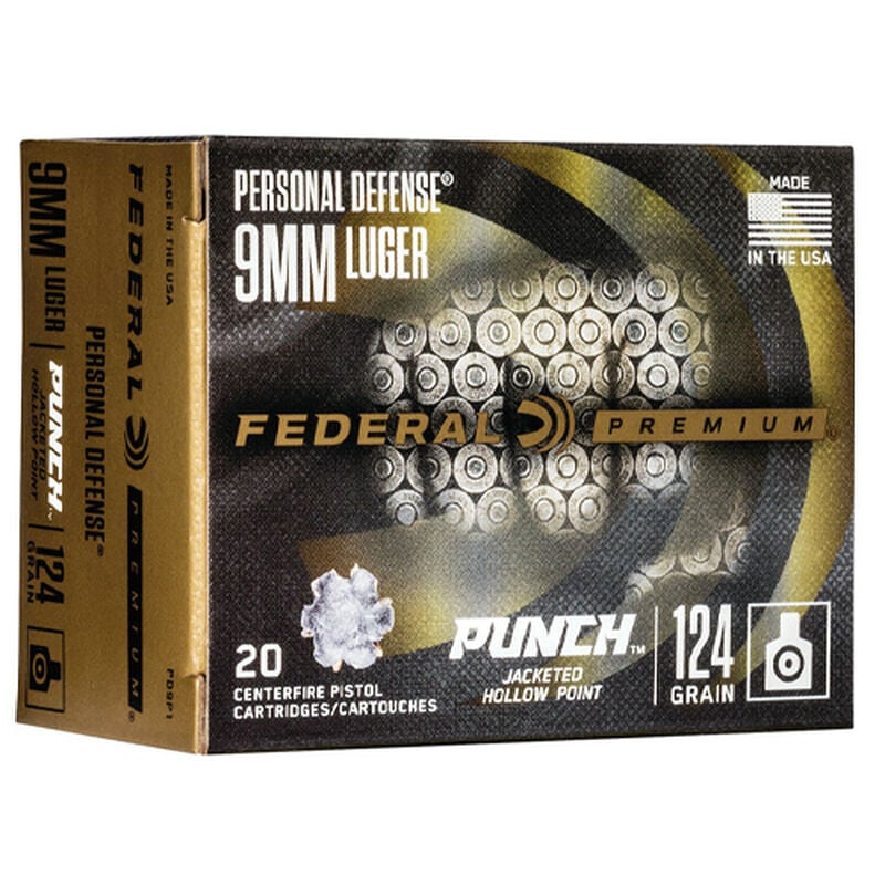 Federal Personal Defense Punch 9mm Luger image number 0