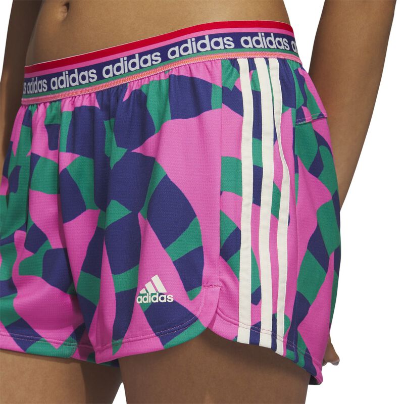 adidas Women's adidas X Farm Rio Pacer 3-Stripes Knit Shorts image number 5