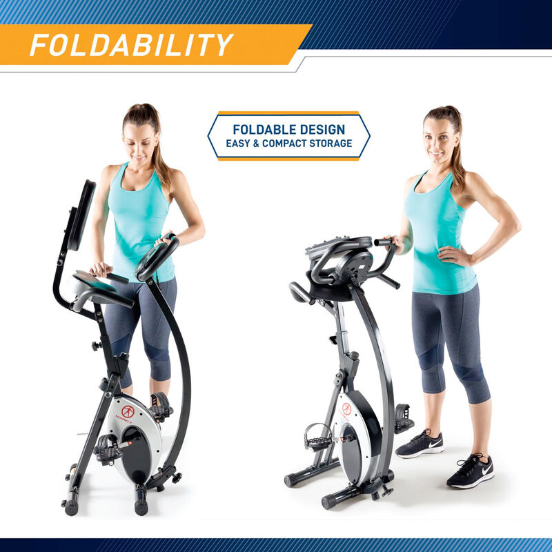 Marcy Foldable Fitness Bike, , large image number 12