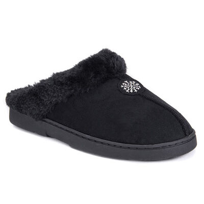 Muk Luks Women's Clog Slippers with Fur Lining