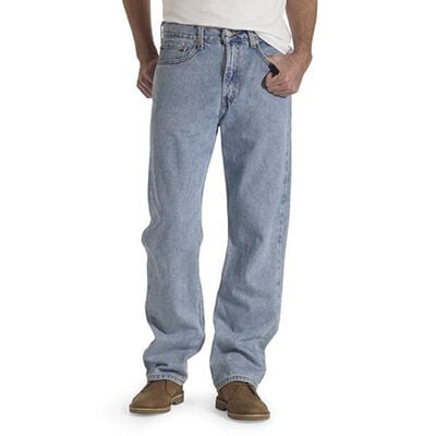 Levi's Men's 505 Light Stonewash Regular Fit Jeans