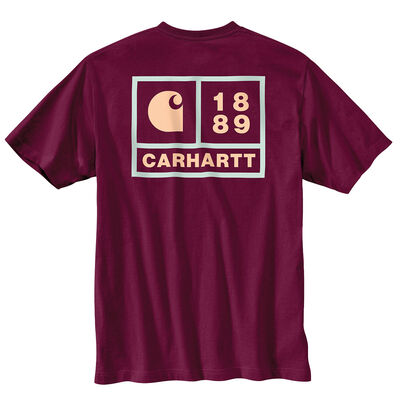 Carhartt Relaxed Fit Heavyweight Short-Sleeve Pocket 1889 Graphic T-Shirt