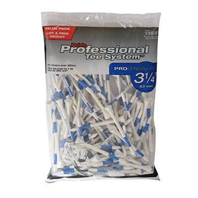 Pride Sports 3 1/4" Professional Golf Tees - 135 Pack