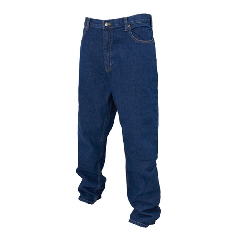 Full Blue Men's 5 Pocket Jeans image number 2