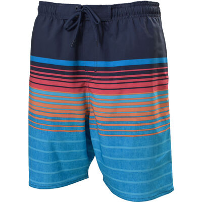 Split Men's Blue Striped Board Shorts