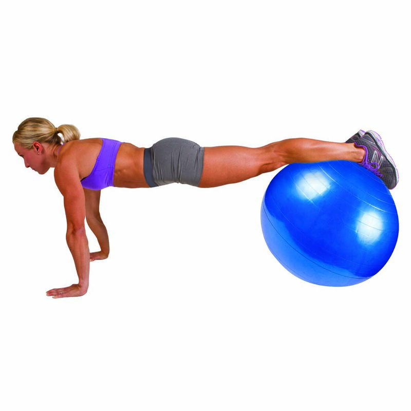 Go Fit 75cm Exercise Ball with Pump & Training Poster image number 6