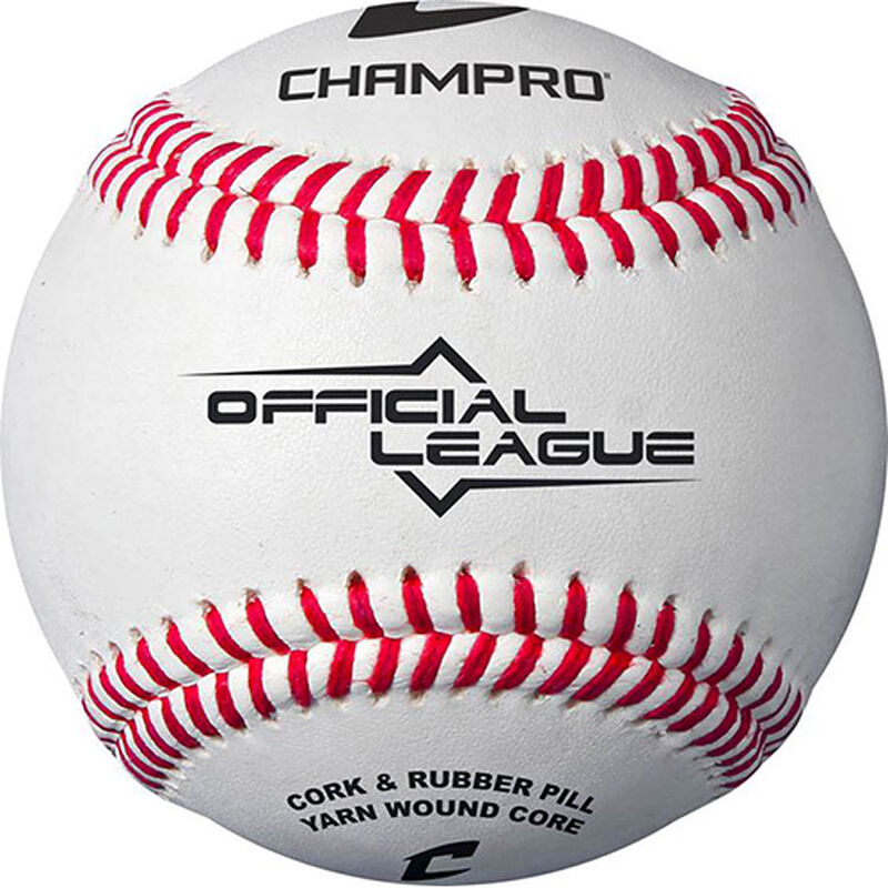 Champro 3 Pack High School Leather Baseballs image number 0