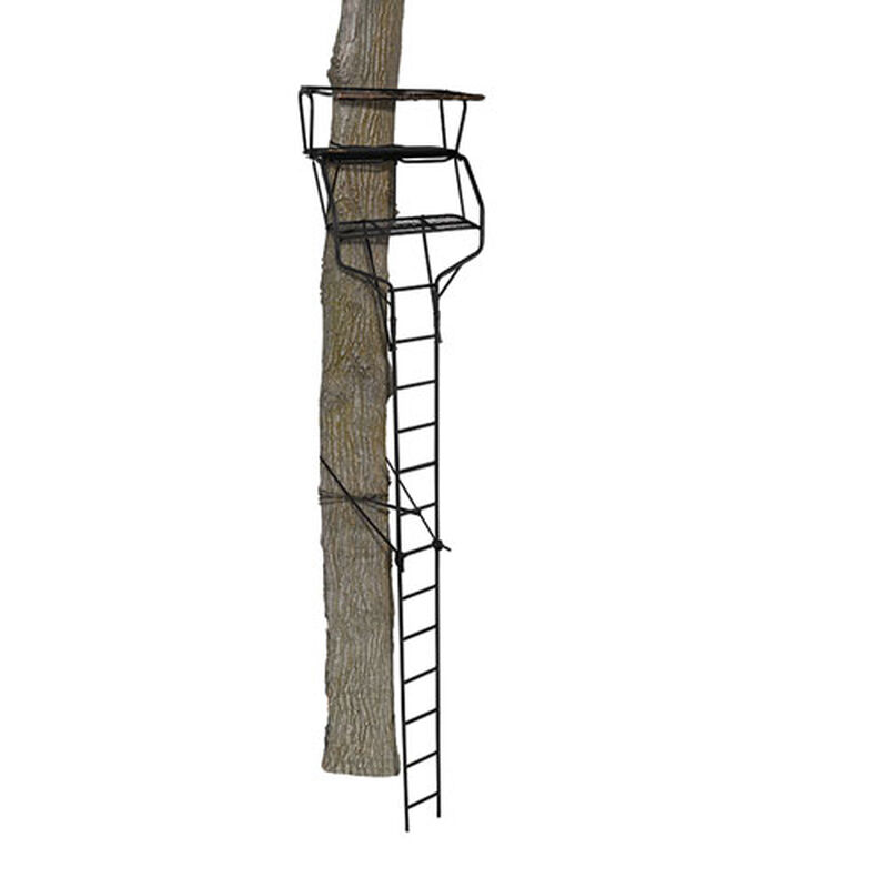 Muddy 18' Crossfire XT 2 Man Ladder Treestand image number 1