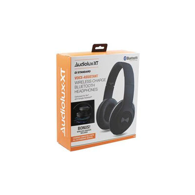 Audiolux Qi Bluetooth Headphones with charger