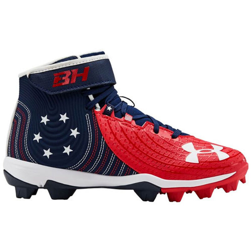 Under Armour Youth Harper 4 Mid Rubber Molded LE Baseball Cleats image number 0