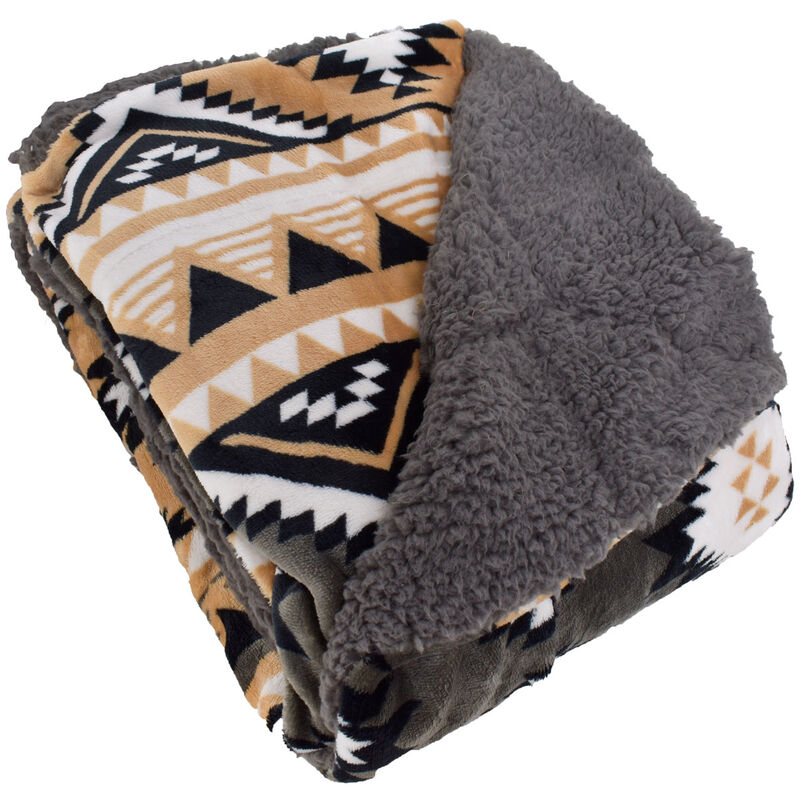 Canyon Creek Aztec Sherpa Lined Blanket image number 0