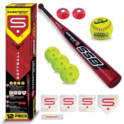 Sweetspot 12pc Family Softball Kit