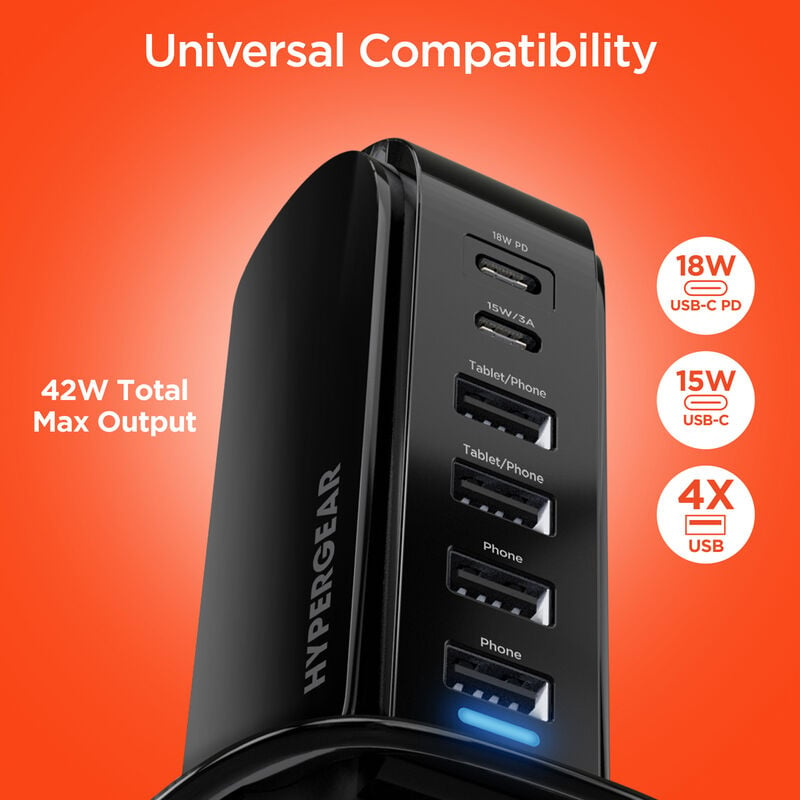 Hypergear Power Tower 42W High-Speed Charging Station image number 4