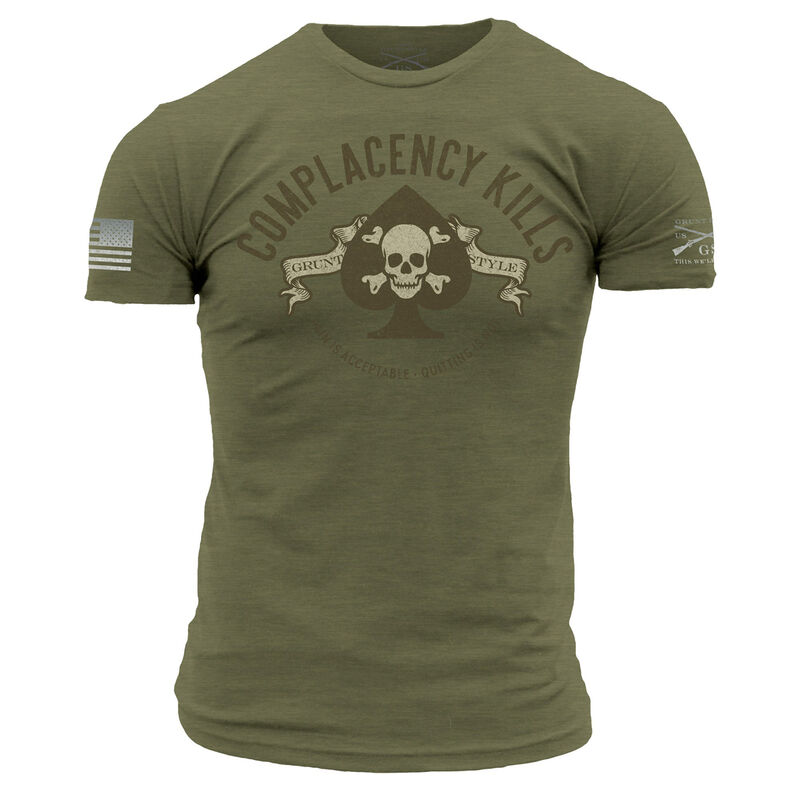Grunt Style Men's Complacency Kills Training Tee image number 0