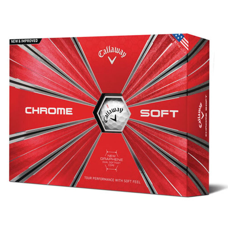 Callaway Golf Chrome Soft White Golf Balls, , large image number 0