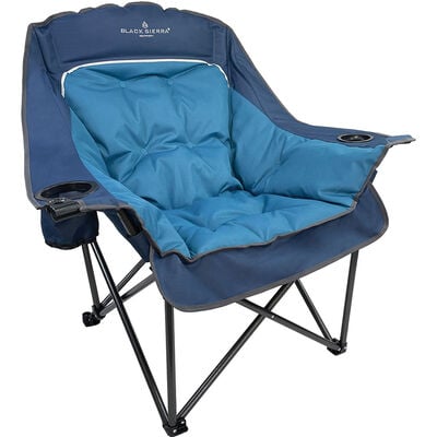 Black Sierra Comfort Cloud Padded Chair