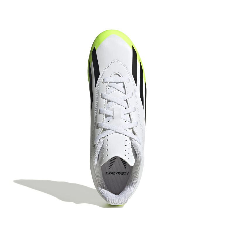 adidas Youth X Crazyfast.4 Flexible Ground Soccer Cleats image number 1