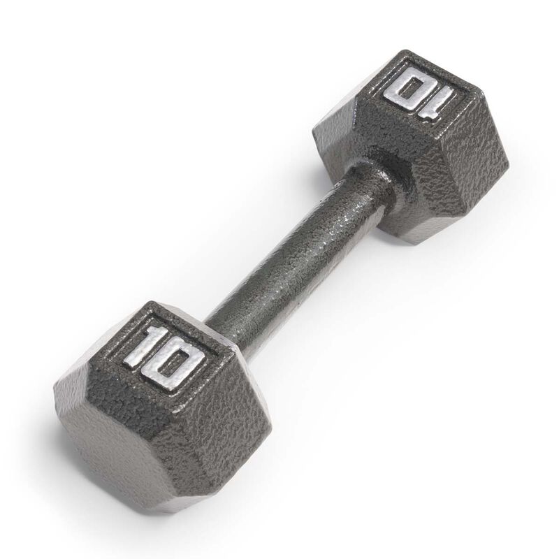 Marcy 10lb Cast Iron Hex Dumbbell image number 1