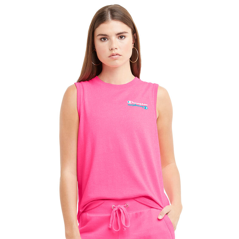 Champion Women's Graphic Powerblend Muscle Tank image number 0