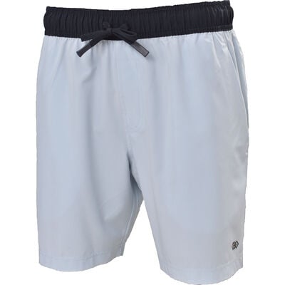 Leg3nd Men's 7" Contrast Color Woven Shorts