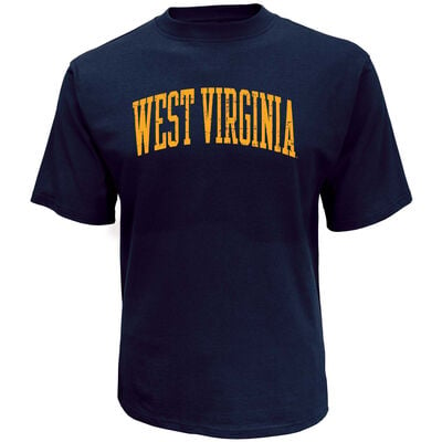 Knights Apparel Men's University of West Virginia Script Short Sleeve T-Shirt