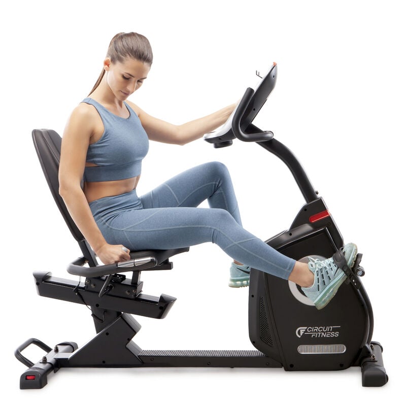 Circuit Fitness Magnetic Recumbent Exercise Bike image number 1
