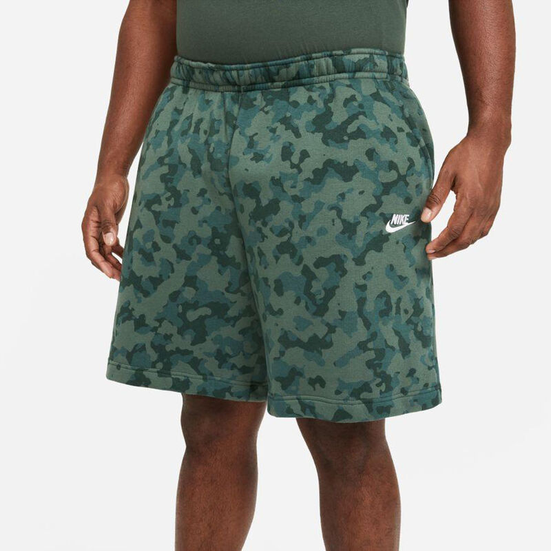 Nike Men's Club Camo Fleece Shorts image number 0