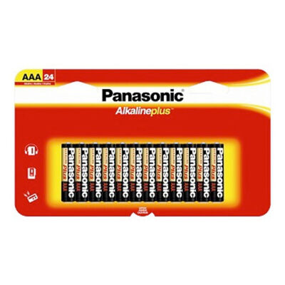 Panasonic Alkaline Plus AAA Batteries 24-Pack